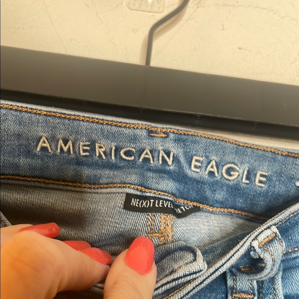 American Eagle Outfitters Denim Blue Skinny Jeans - Picture 2 of 6